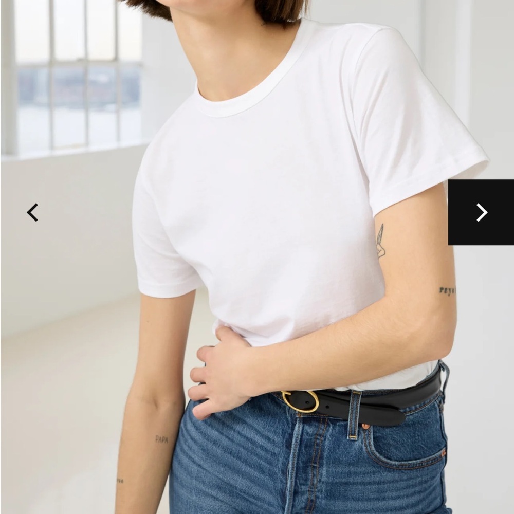 Essential White Short Sleeve Tee